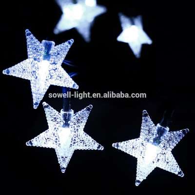 Waterproof outdoor garden solar lighting starfish led string lights